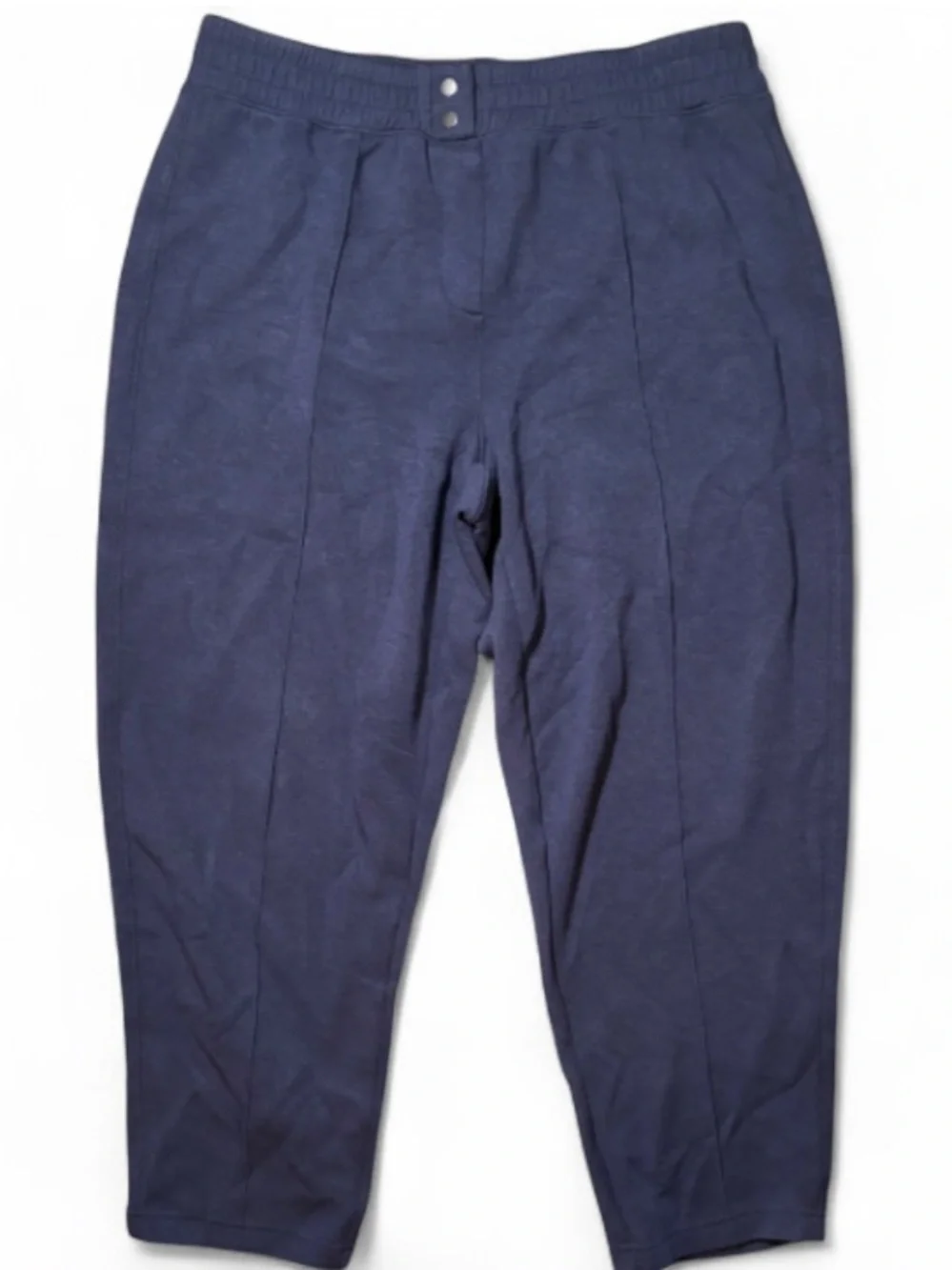 SPANX AirEssentials Brushed Slim Straight Pant Navy Petite XL - Picture 3 of 5